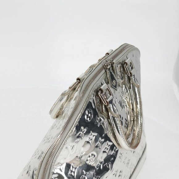 LOUIS VUITTON Monogram Miroir Alma GM Bag Silver Argent M95273 LV Auth 125593AV - Picture 8 of 15